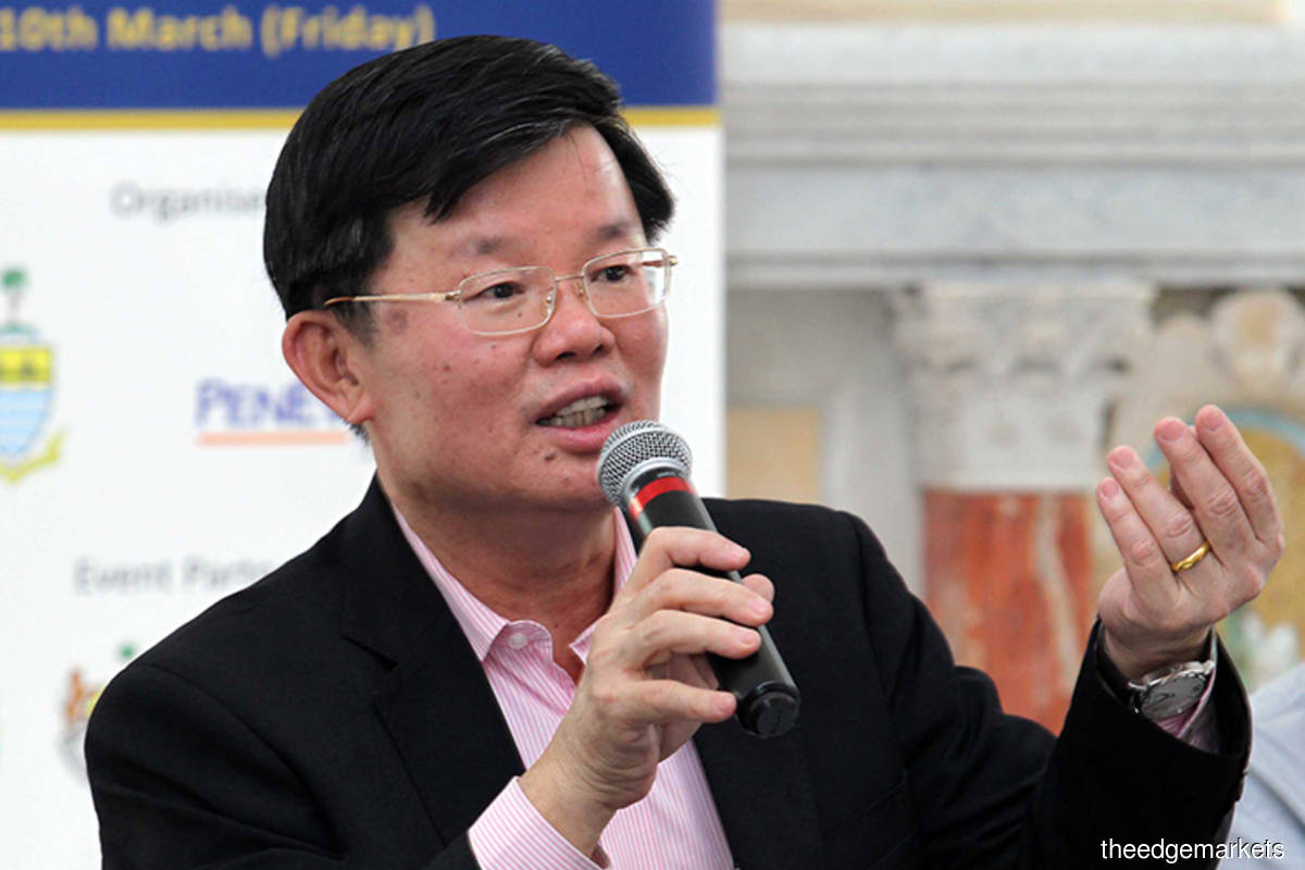 Penang Chief Minister Chow Kon Yeow (The Edge filepix)