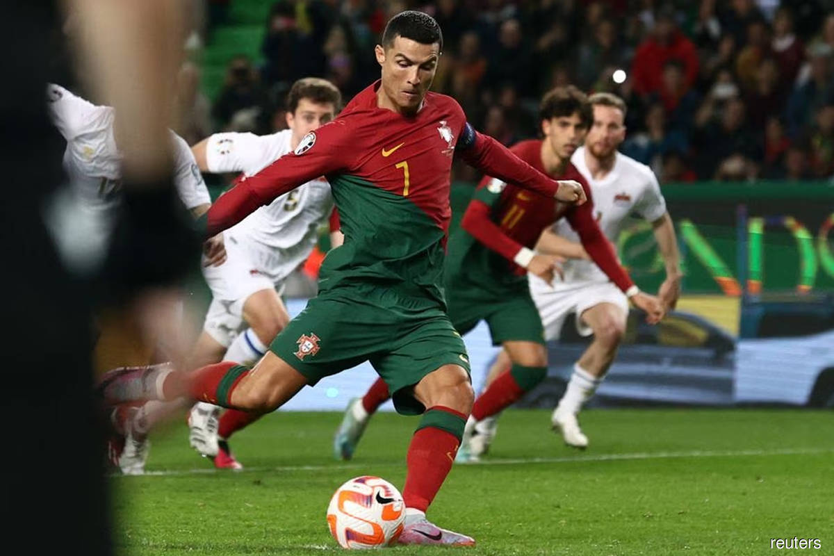 Ronaldo nets twice on milestone appearance