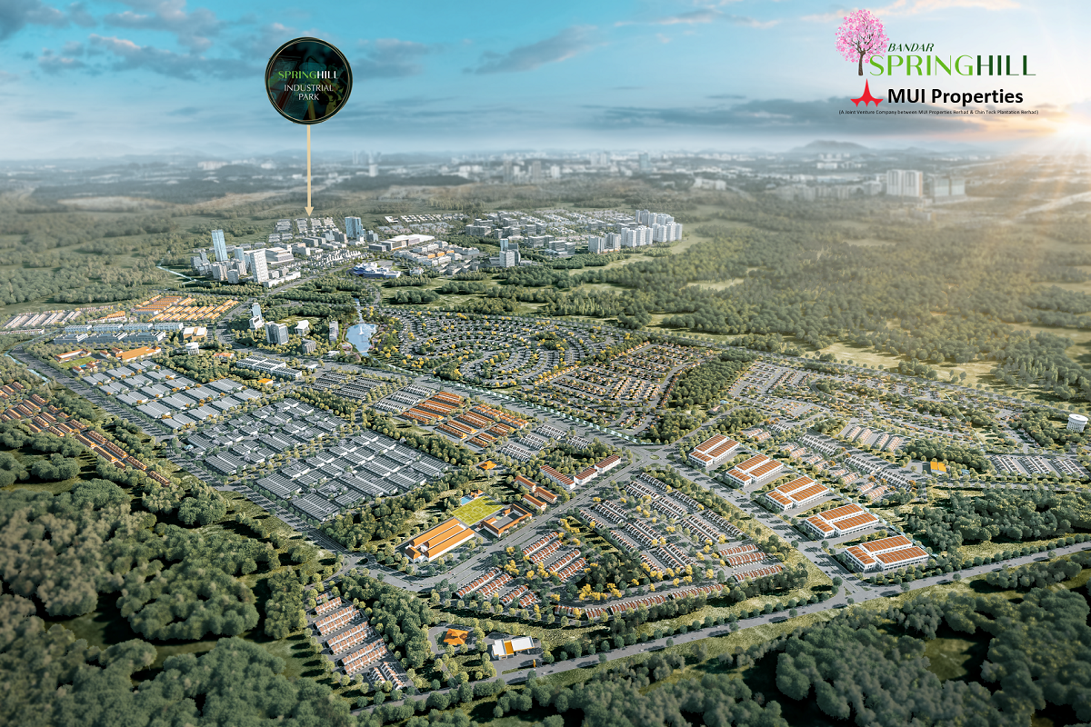 Springhill Industrial Park will be the first industrial project in Bandar Springhill.