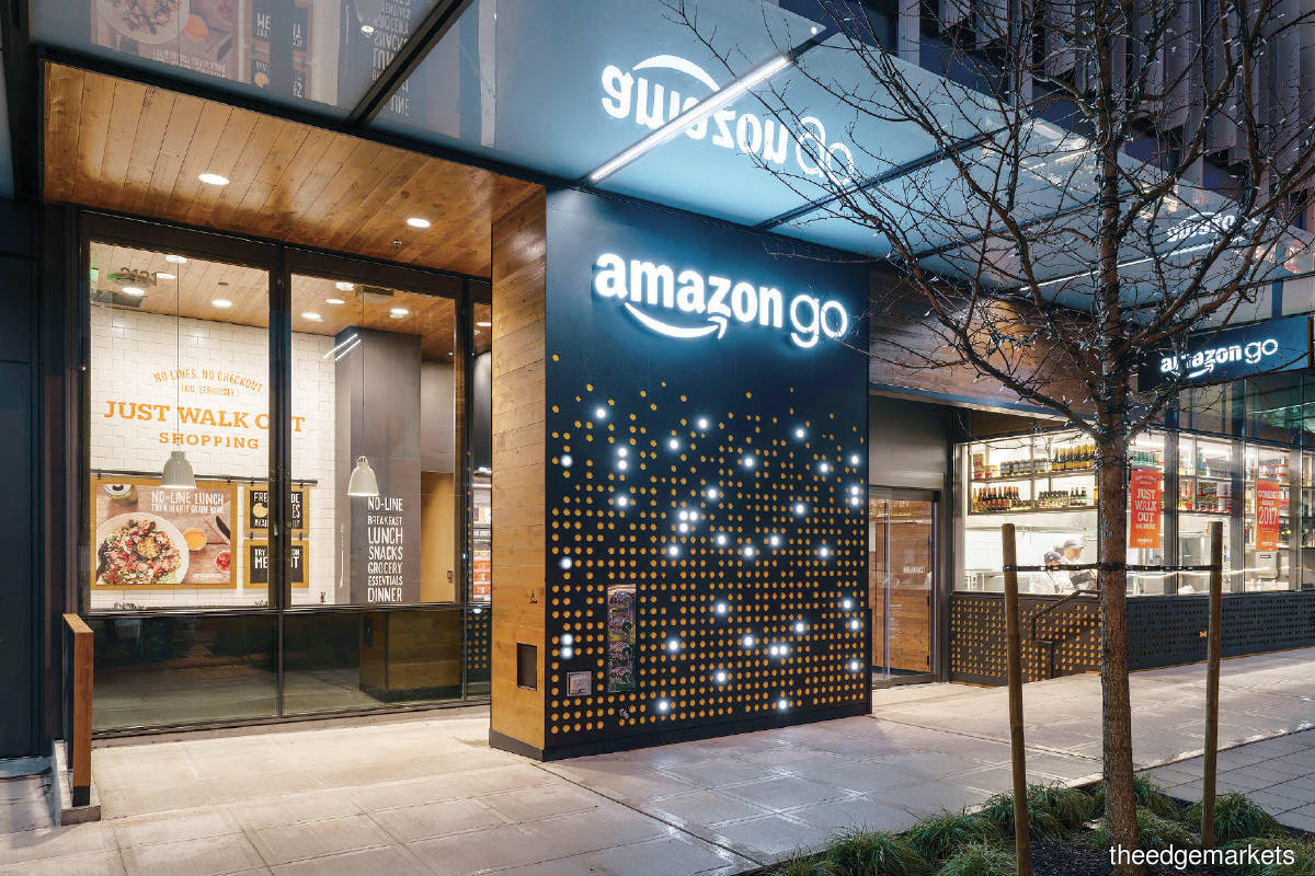 Amazon Go outlets are physical convenience stores set up by Amazon. Described as ‘just walk out’ stores, they use technology to detect when products are taken or returned to the shelves. The shopper’s Amazon account is automatically charged when he or she leaves the store. (Amazon)
