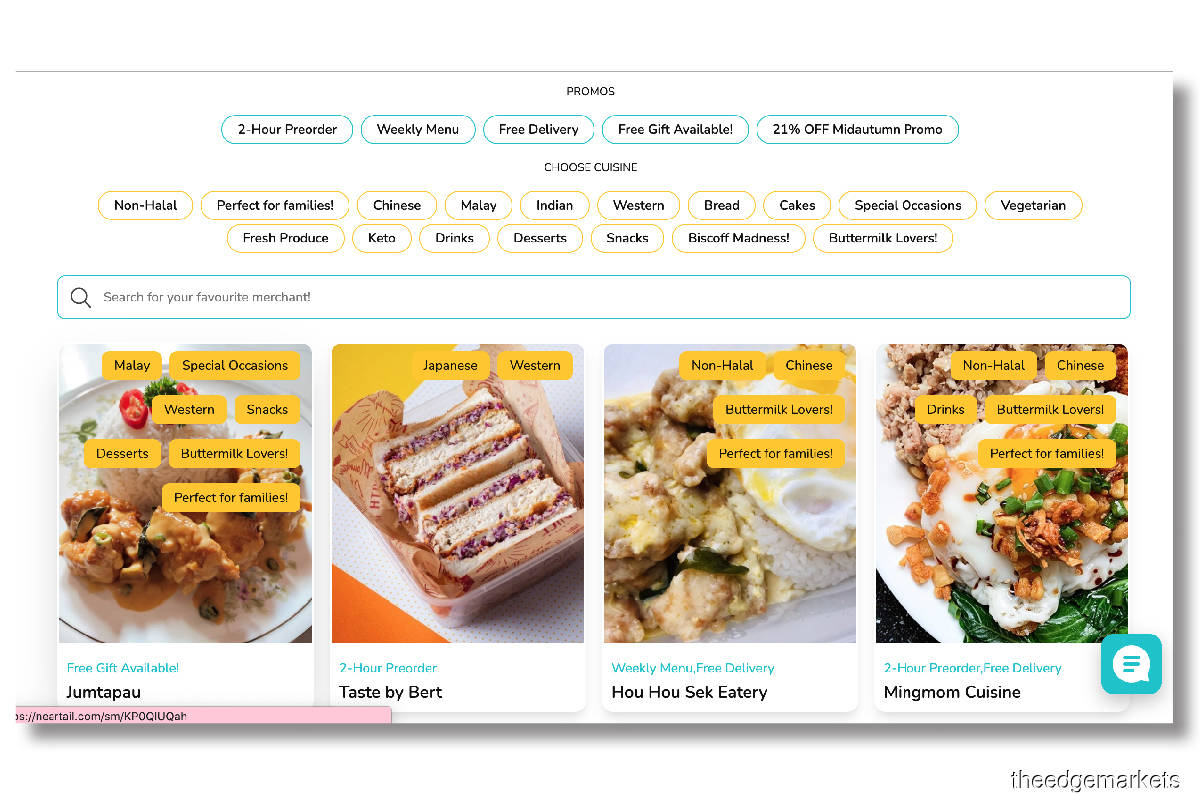 E-commerce: A marketplace for home-cooked meals