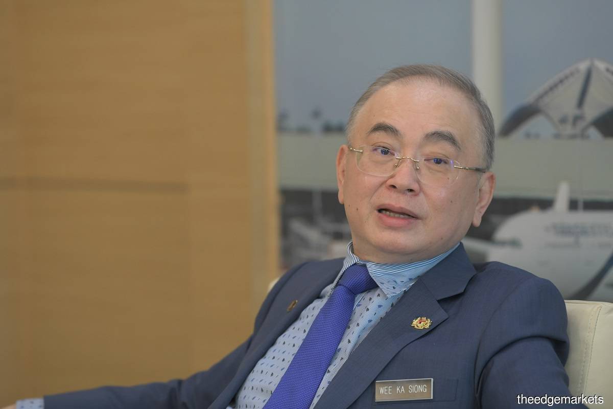 Transport Minister Datuk Seri Dr Wee Ka Siong (Photo by Sam Fong/The Edge filepix)