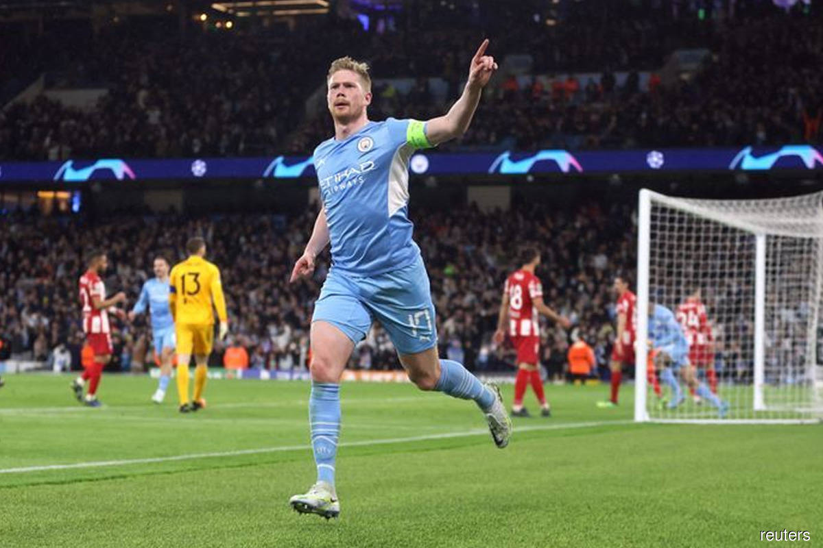 De Bruyne gives City single goal lead for Atletico trip