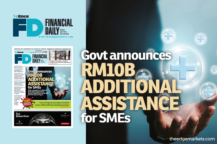 Government Announces Rm10b Additional Assistance For Smes The Edge Markets