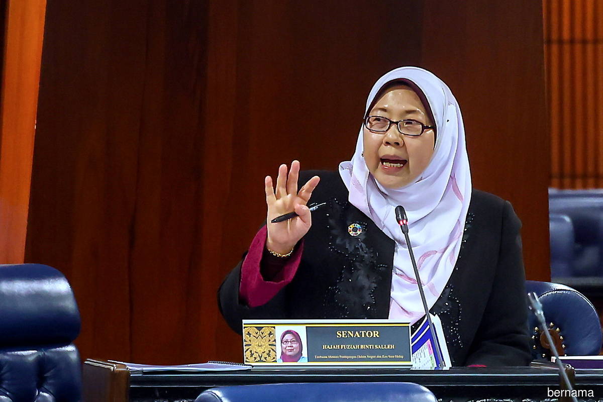 Deputy Minister of Domestic Trade and Cost of Living Fuziah Salleh