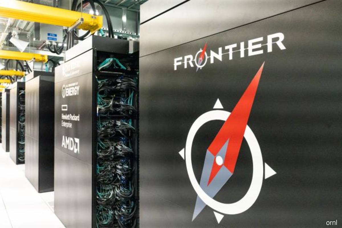 US Frontier supercomputer named fastest in the world | The Edge Markets