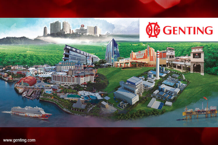 Genting counters down, actively traded