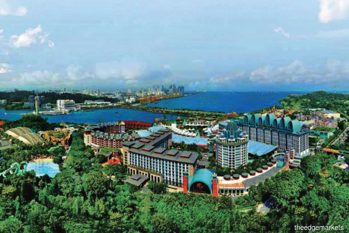 Analysts do not see any reason for the Lim family to sell its interest in Genting Singapore, which owns and operates Resorts World Sentosa. (Photo by Bloomberg)