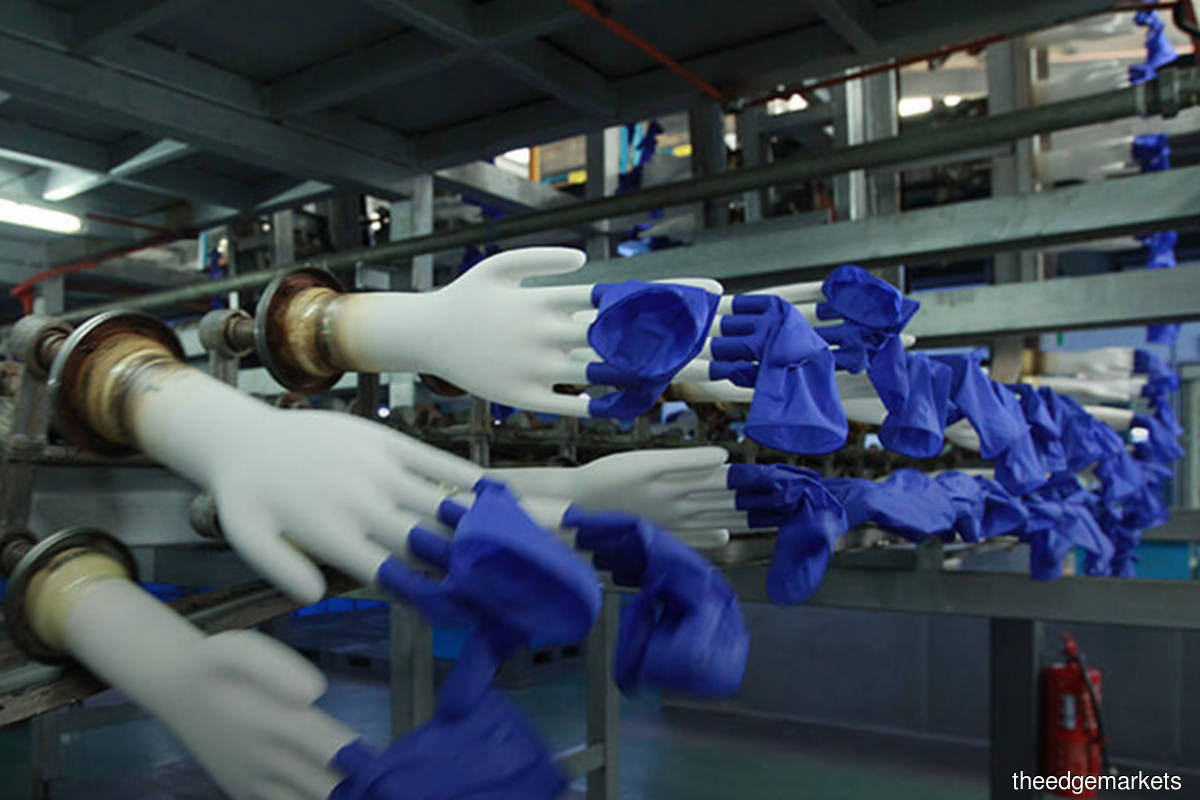 Glove stocks among Bursa's most active counters