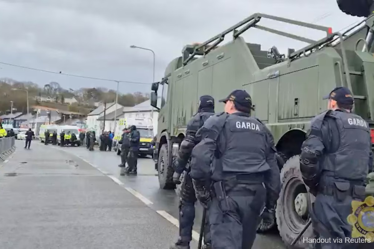 Irish police clear fuel protesters from central Dublin after days of gridlock