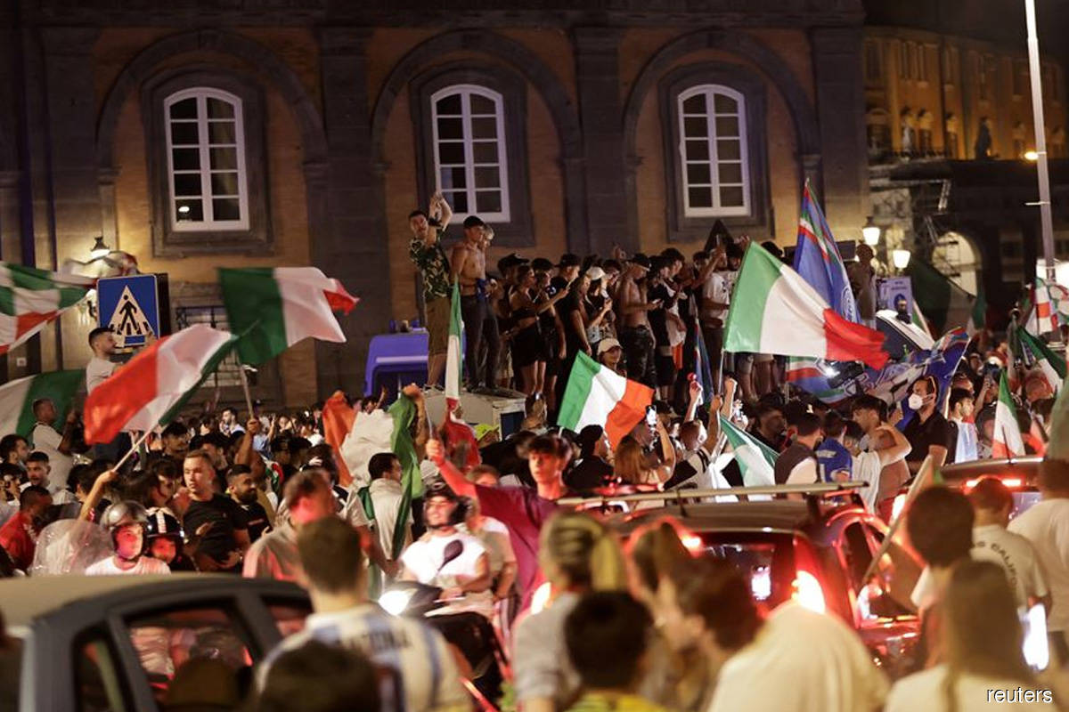 Italy erupts in celebration after Euro soccer triumph