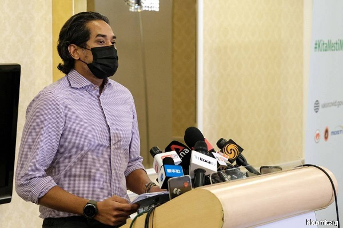Health Minister Khairy Jamaluddin (Bloomberg filepix)