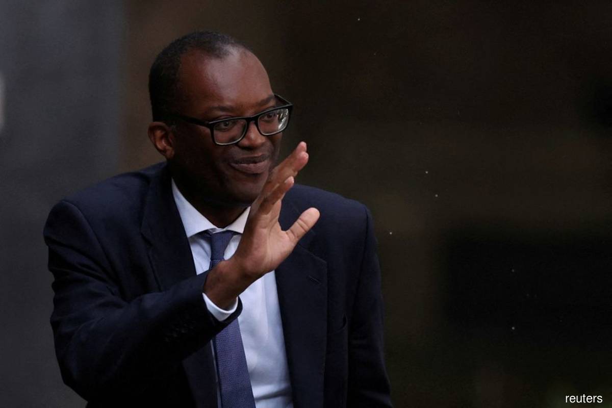 Britain’s new Finance Minister Kwasi Kwarteng arrives at No.10 Downing Street in London, Britain on Sept 6, 2022. (Reuters filepix by Phil Noble)