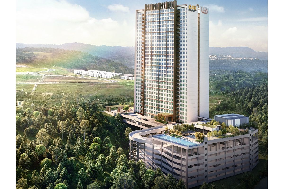 LEA by the Hills will comprise a 29-storey tower with 344 residential units in total. (Picture by OSK Property)