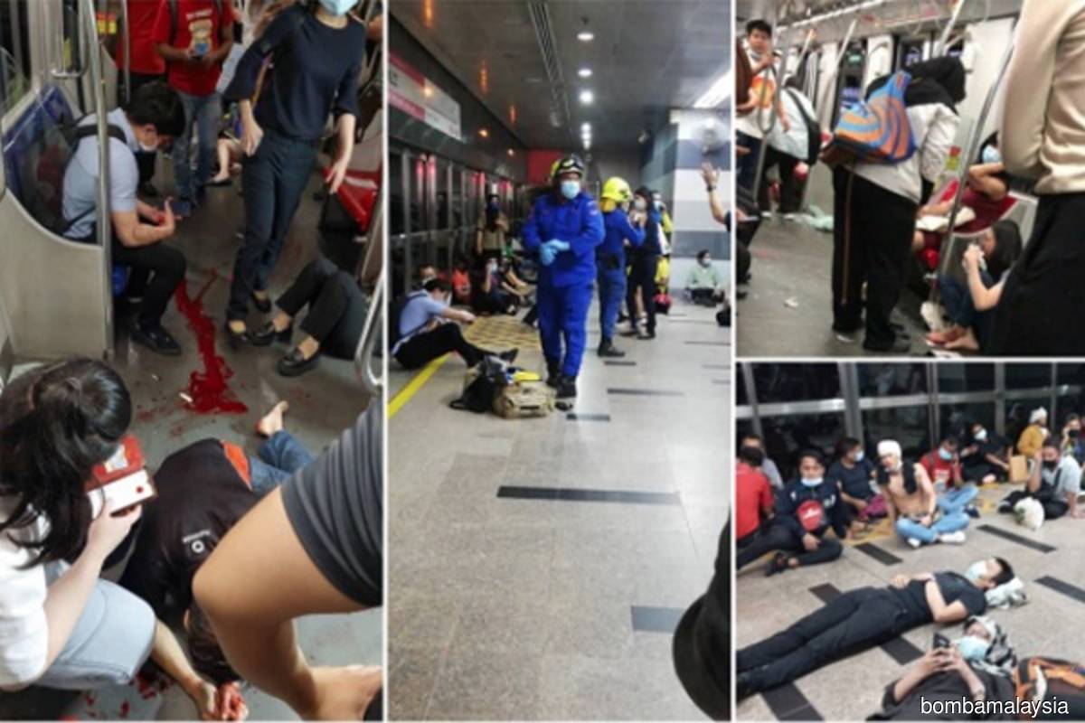 213 injured, 47 seriously, in LRT train collision | The Edge Markets