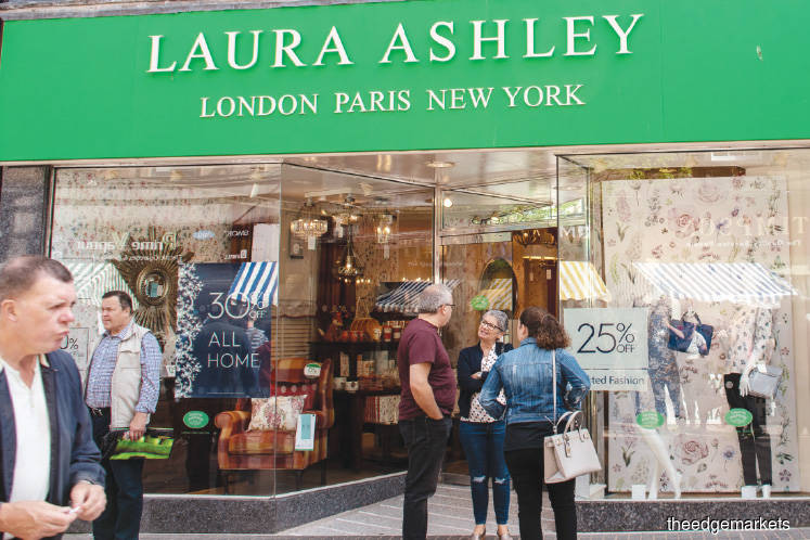 A view of a Laura Ashley outlet at Port Street in Stirling, Scotland. Should the talks fail, Laura Ashley says it will be ‘considering all options’.