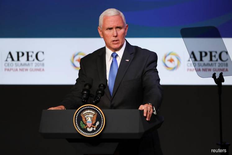 Hasil gambar untuk Pence's Sharp China Attacks Fuel Fears of New Cold War