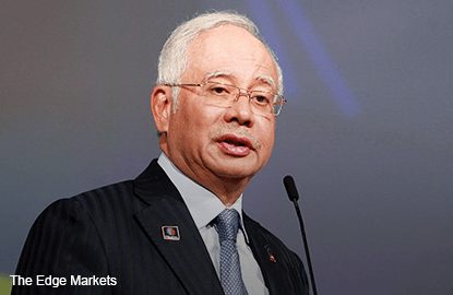 Najib vows to build a "safer, more prosperous and equitable society."