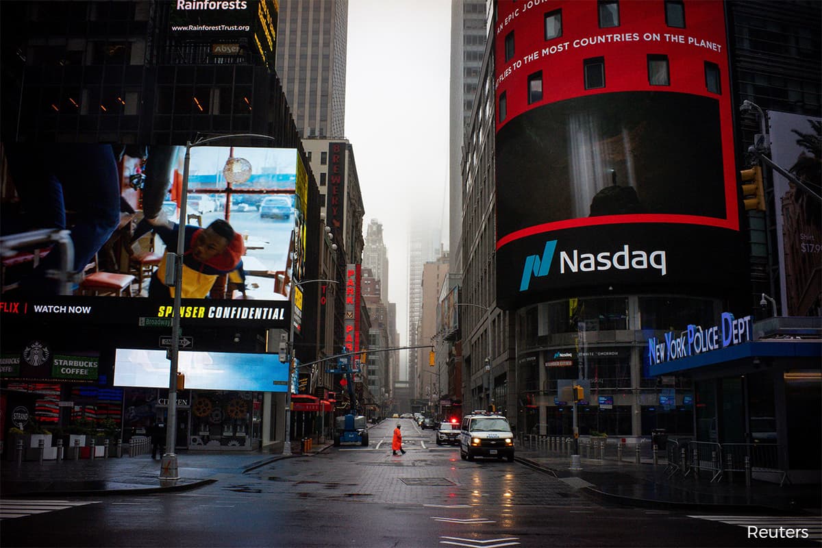 Nasdaq and S&P 500 end down after hitting record highs