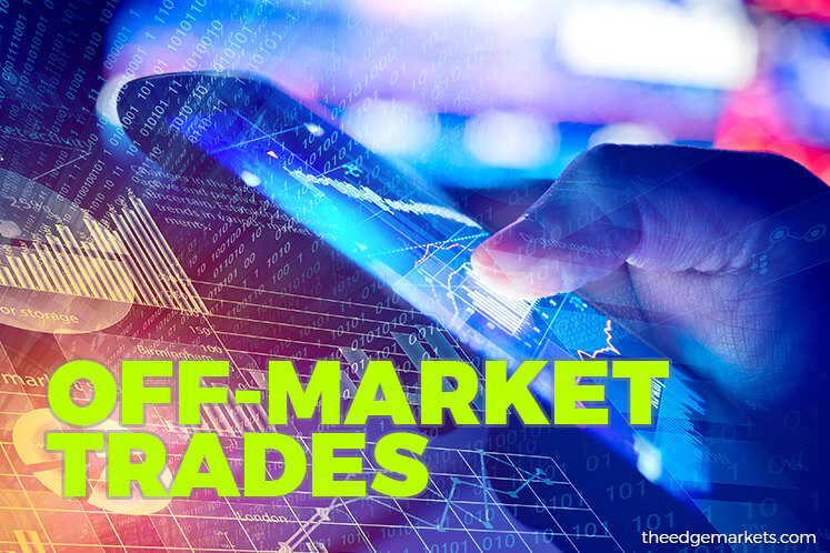 Off Market Trades Malayan Banking Bhd Rohas Tecnic Bhd Vertice Bhd Fiamma Holdings Bhd Tatt Giap Group Bhd The Edge Markets