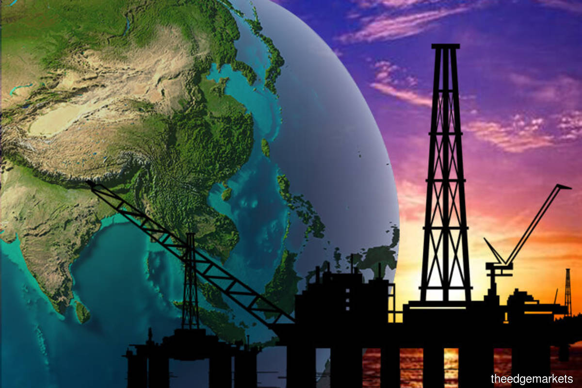 Oil up on global economic recovery, but hefty US fuel stocks weigh