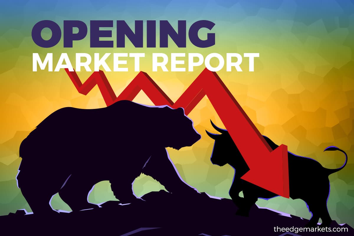 Bursa opens lower, tracking weaker performance on Wall Street