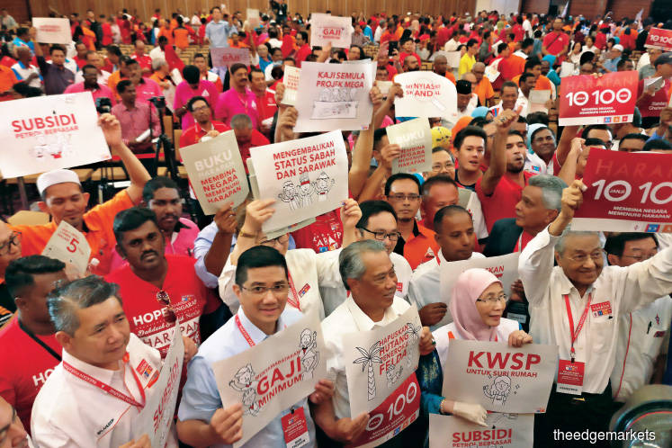 Run Up To Ge4 Pakatan Manifesto Promises Better Standard Of Living And Clean Government The Edge Markets