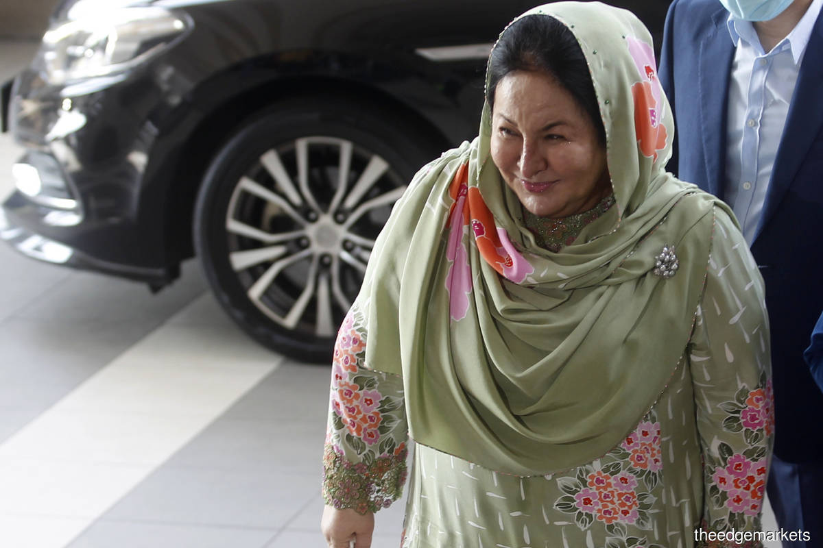 Rosmah. (Photo by Mohd Izwan/The Edge)