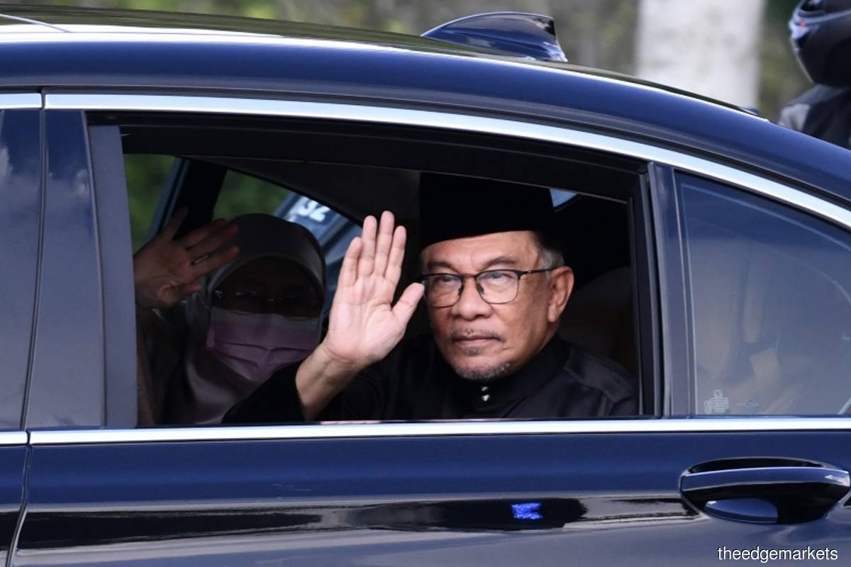 Prime Minister Datuk Seri Anwar Ibrahim (The Edge filepix by Sam Fong)