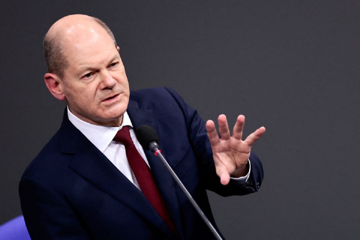 Scholz: Russia does not want to deliver. Because it wants to blackmail us and our European neighbours with missing deliveries and high gas prices and drive us apart. (Photo by Reuters)