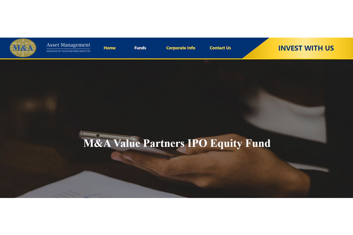 M&A Value Partners Asset Management launches IPO equity fund