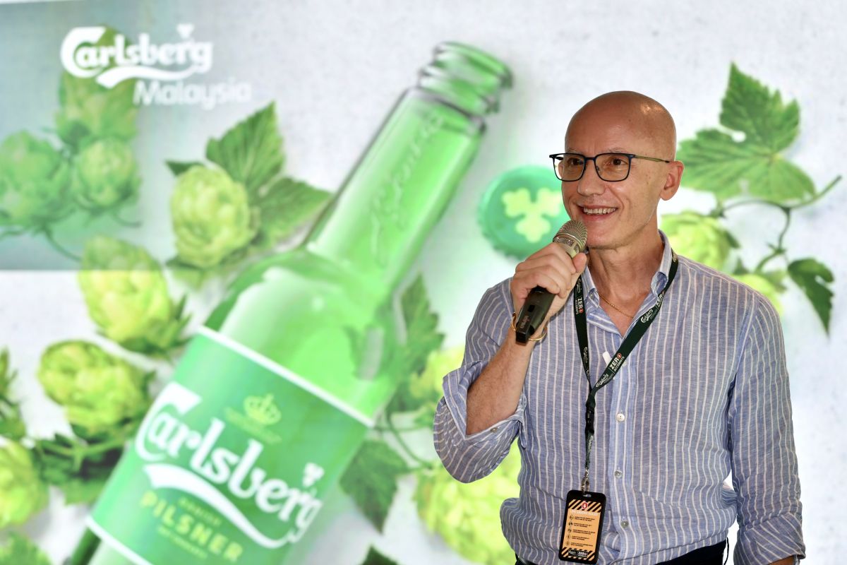 Managing director of Carlsberg Brewery Malaysia Bhd Stefano Clini. Photo by Sam Fong 