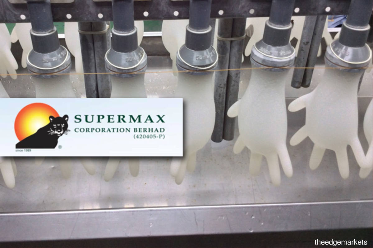 Supermax and Hartalega lead declines among rubber glove counters