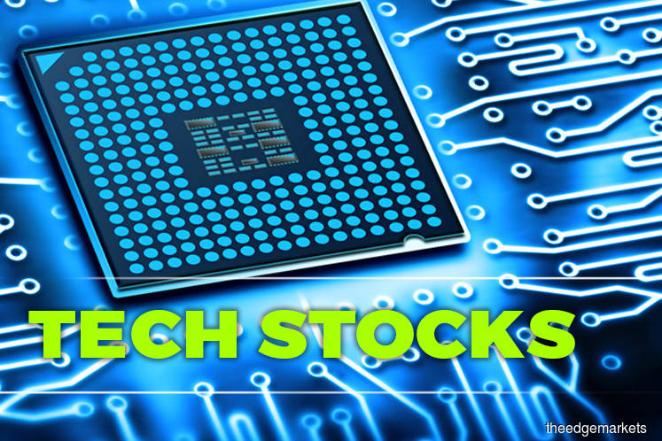 Technology-related stocks shine amid sluggish broader market