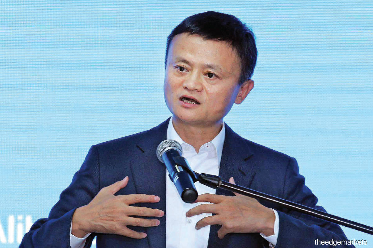 Ma argued that China’s financial sector was overly regulated and needed more breathing room. (Photo by Kenny Yap/The Edge)