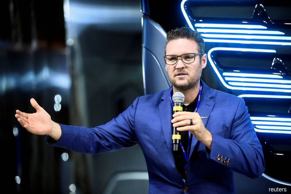 CEO and founder of US Nikola Trevor Milton attends a news conference held to presents its new full-electric and hydrogen fuel-cell battery trucks in partnership with US Nikola, at an event in Turin, Italy on Dec 3, 2019. (Photo by Massimo Pinca/Reuters filepix)