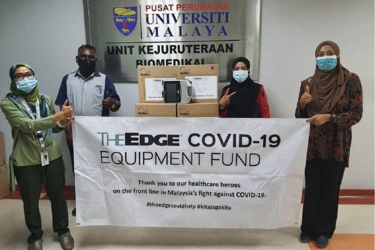 The Edge新冠肺炎疫情基金向医院提供更多设备