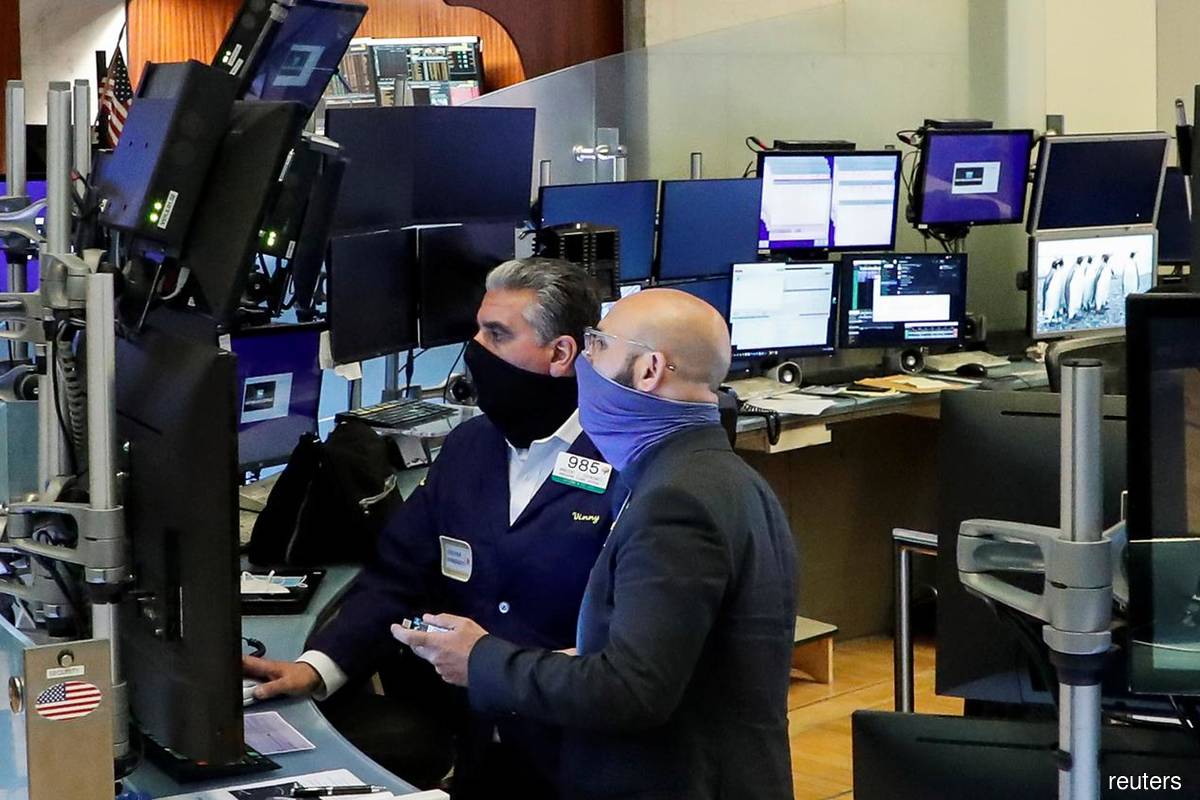 Wall St falls after strong service-sector data feeds hawkish Fed fears