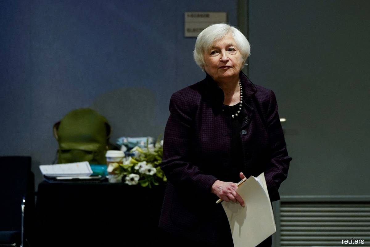 US Treasury Secretary Janet Yellen (Reuters filepix by Elizabeth Frantz)