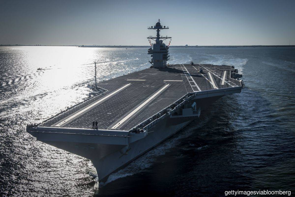 USS Gerald R. Ford (Photo by Ridge Leoni/US Navy/Getty Images)