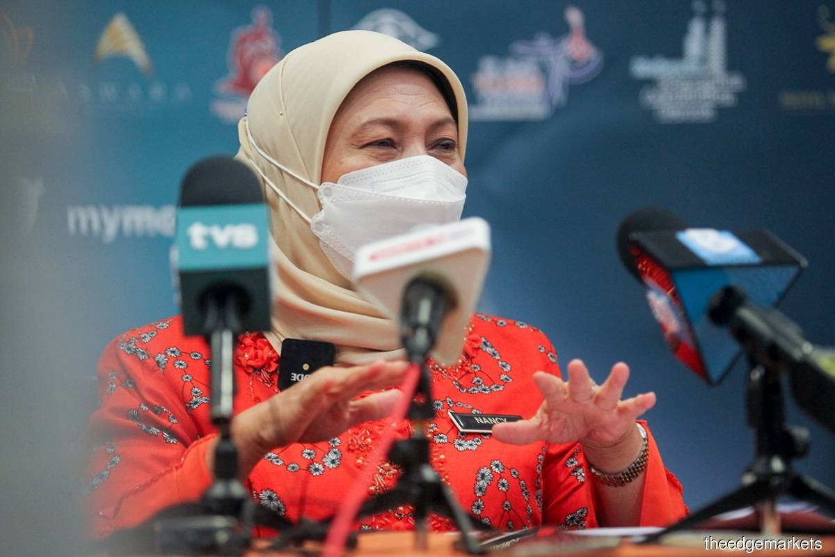 Tourism, Arts and Culture Minister Datuk Seri Nancy Shukri (Photo by Shahrill Basri/The Edge filepix)