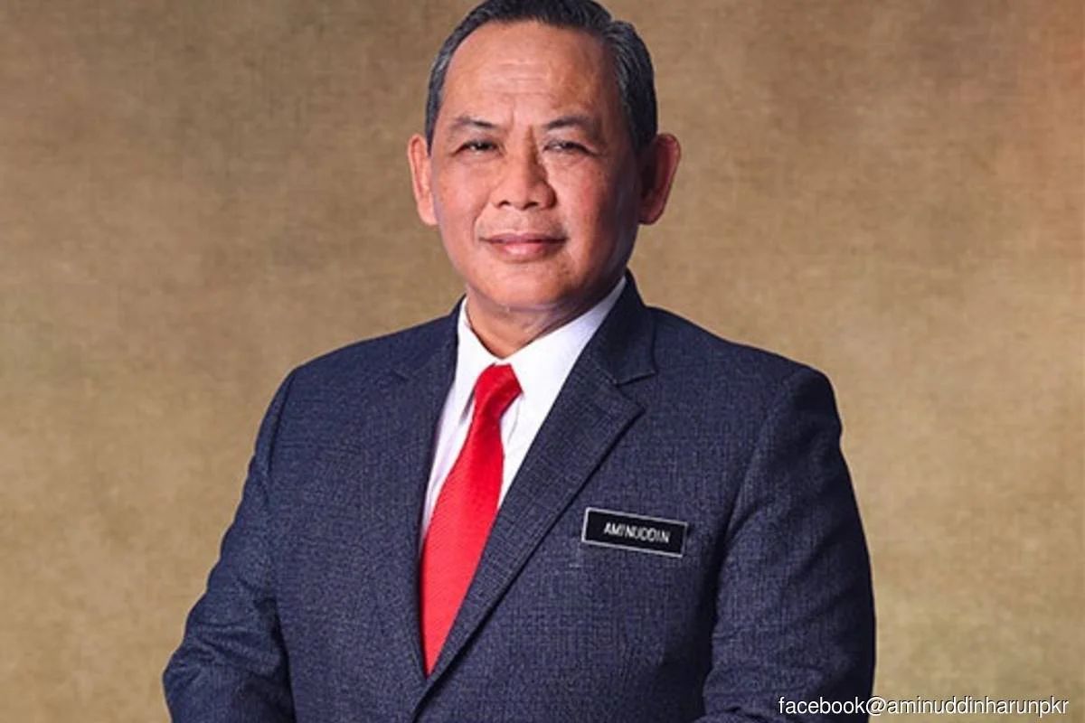 Negeri Sembilan Menteri Besar Datuk Seri Aminuddin Harun