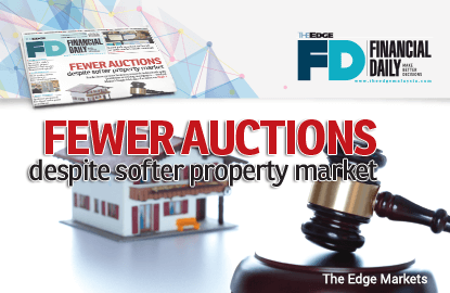 Fewer auctions despite softer property market