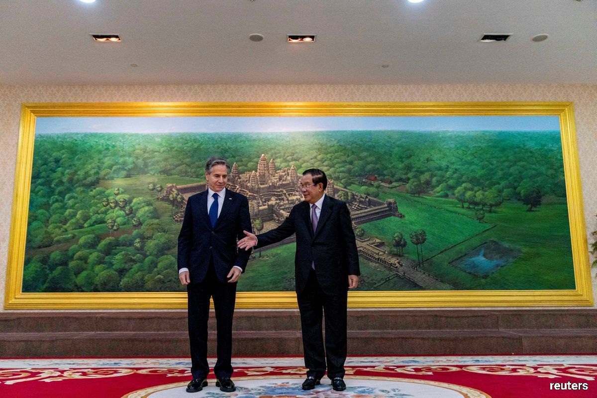 Antony Blinken on Thursday told Cambodian Prime Minister Hun Sen