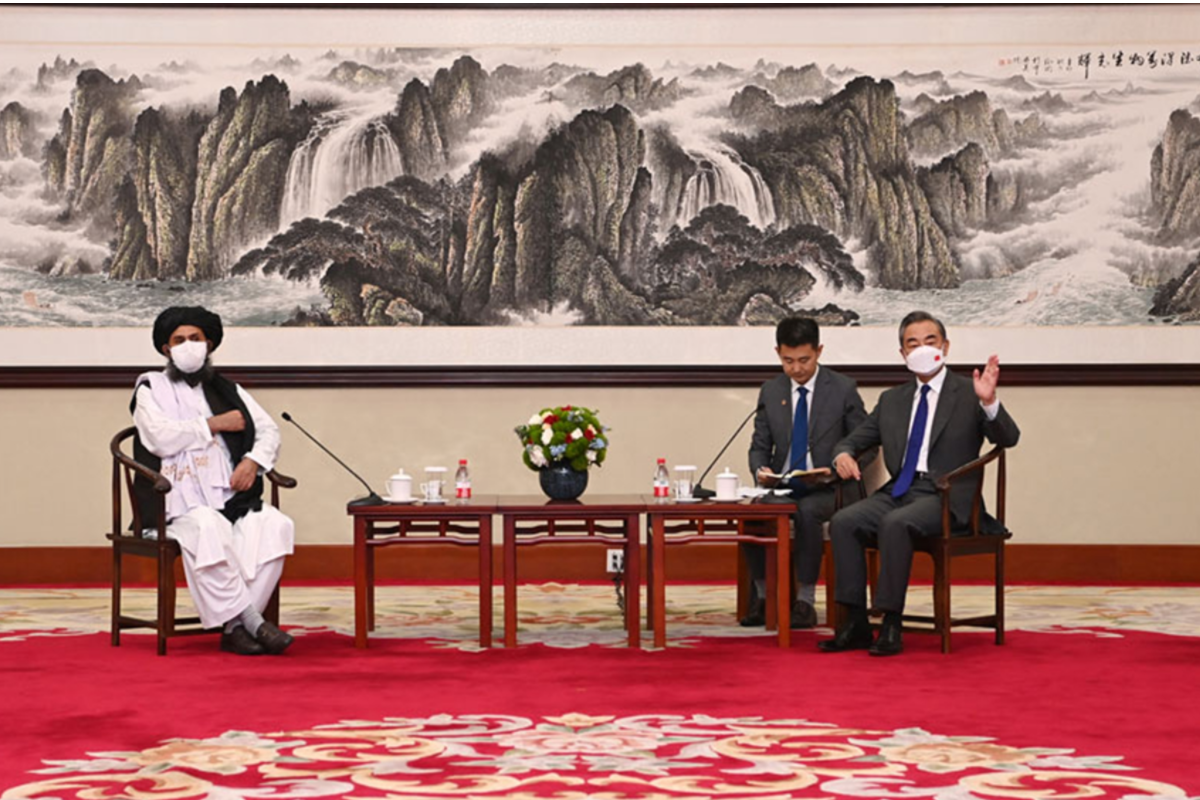 Chinese State Councilor and Foreign Minister Wang Yi said while meeting with a Taliban delegation from Afghanistan in Tianjin on Wednesday. Photo: China's Foreign Ministry