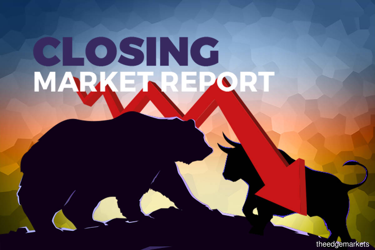 Bursa ends lower for second straight day on cautious market sentiment
