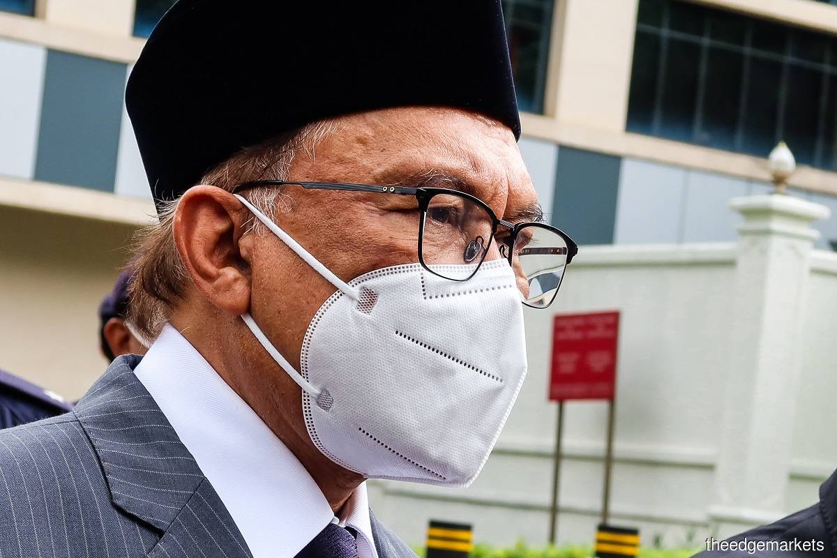 Datuk Seri Anwar Ibrahim (Photo by Zahid Izzani Mohd Said/The Edge)