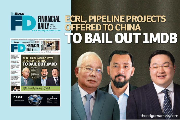 ECRL, pipeline projects offered to China to bail out 1MDB