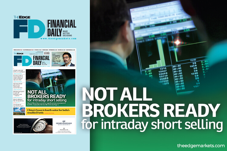Not All Brokers Ready For Intraday Short Selling The Edge Markets