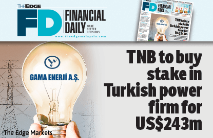 TNB to buy stake in Turkish power firm for US$243m